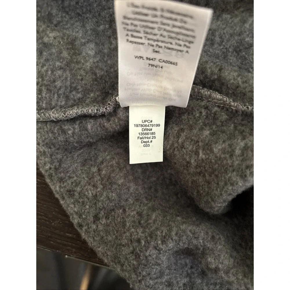 Eddie Bauer Vest Men 2XL Gray Radiator Sweater Full Zip Outdoor 2-Way Stretch